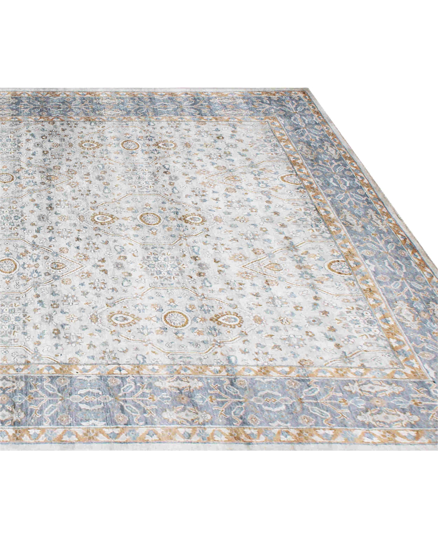 Luxury hand knotted carpet made from 100% Bamboo Silk in assorted color and 6' x 9' size