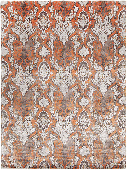 Luxury hand knotted carpet made from Botanical Silk