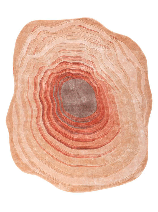 Luxury hand tufted carpet made from Botanical Silk