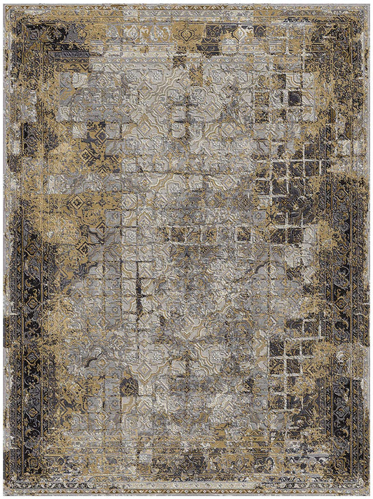 Luxury hand knotted carpet made from Wool & Pure Silk