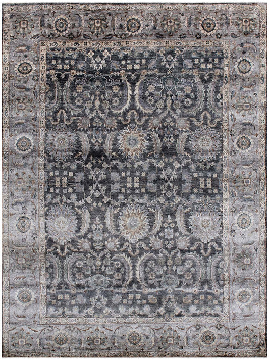 Luxury hand knotted carpet made from 100% Bamboo Silk