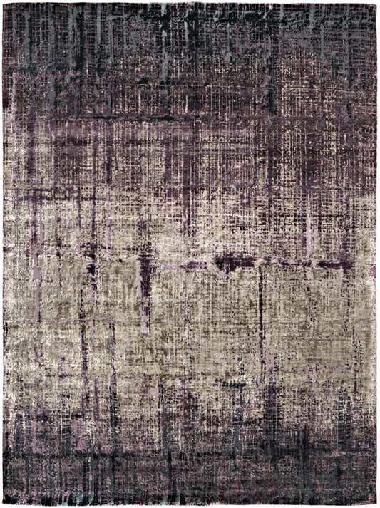 Luxury hand knotted carpet made from Wool & Bamboo Silk