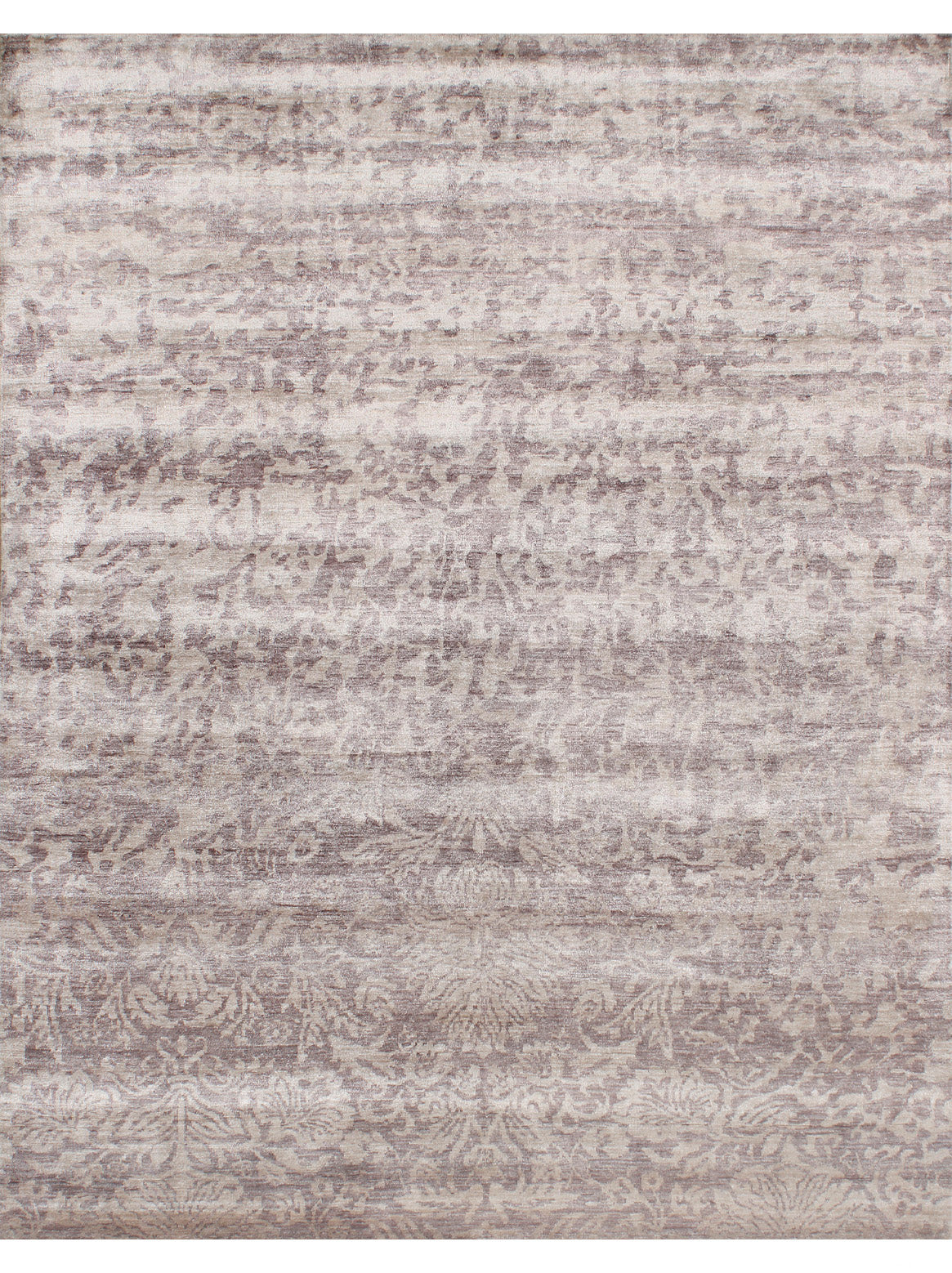 Luxury hand knotted carpet made from 100% Bamboo Silk