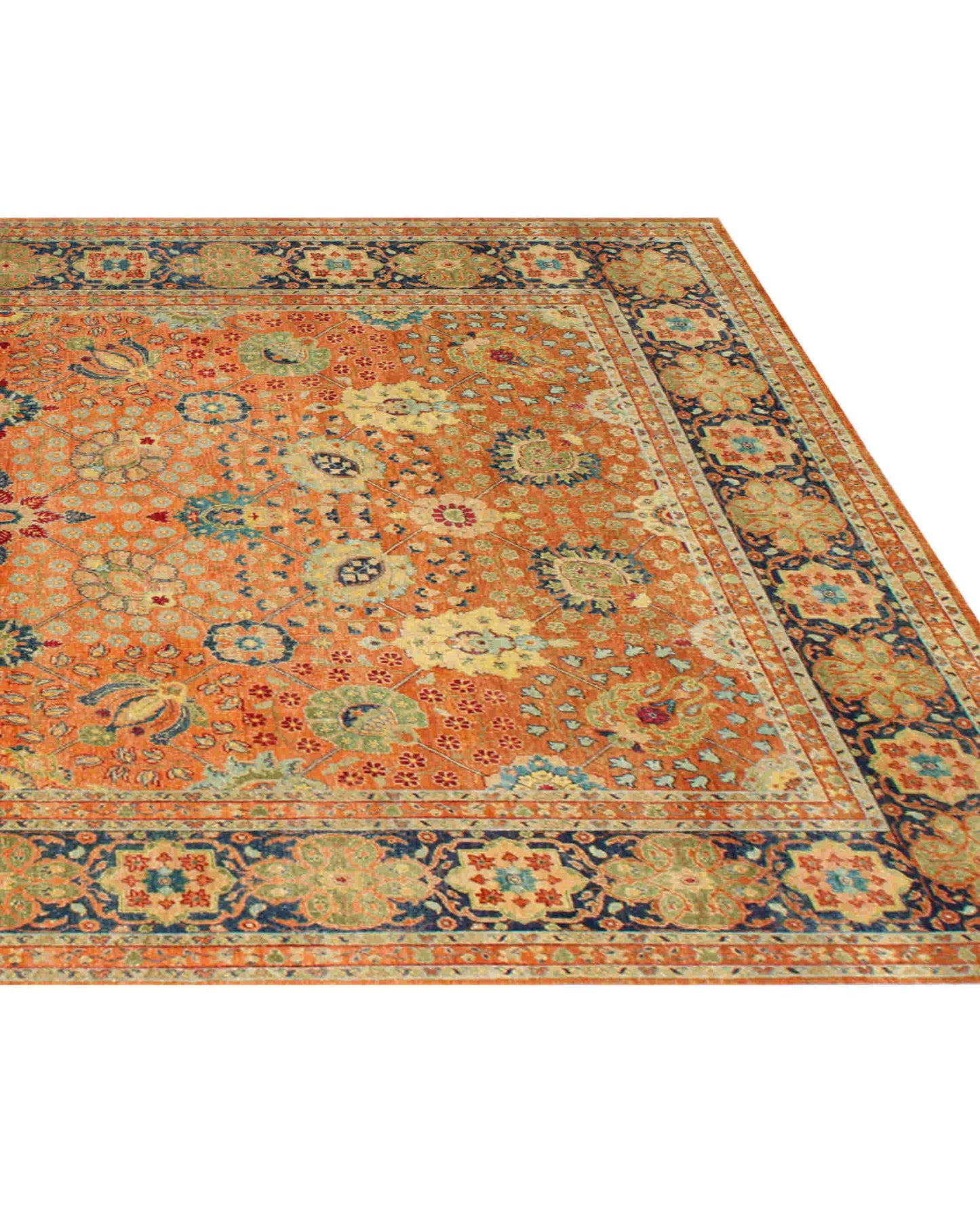 Luxury hand knotted carpet made from 100% Wool in assorted color and 9' x 12' size