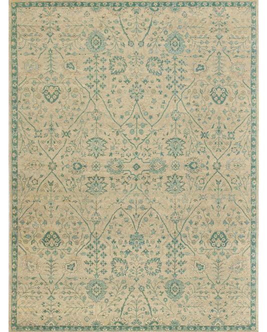 Luxury hand knotted carpet made from 100% Wool