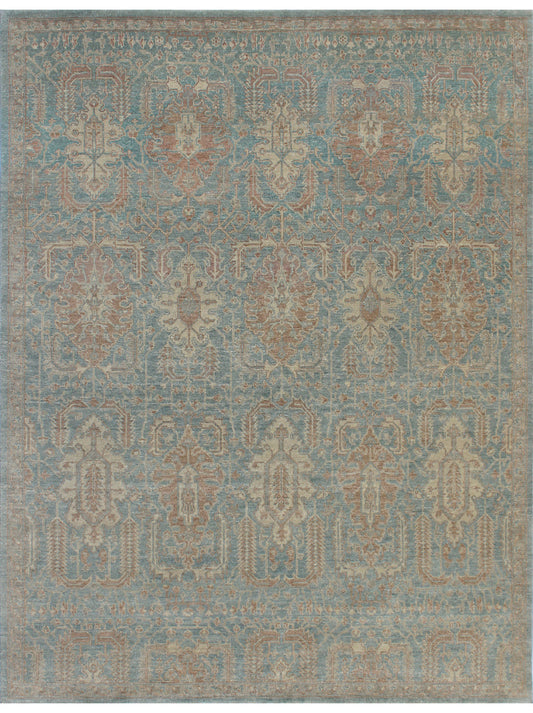 Luxury hand knotted carpet made from 100% Wool