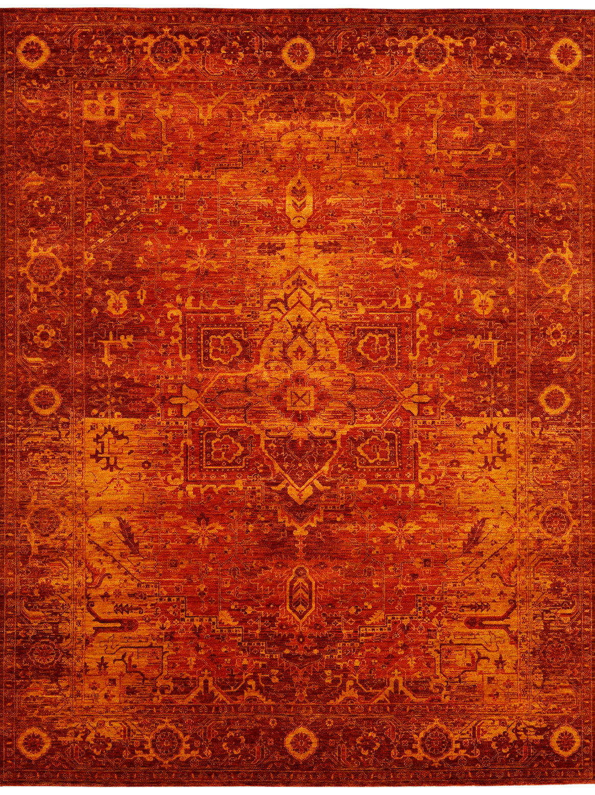 Luxury hand knotted carpet made from 100% Wool