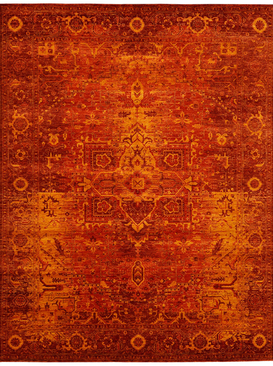 Luxury hand knotted carpet made from 100% Wool