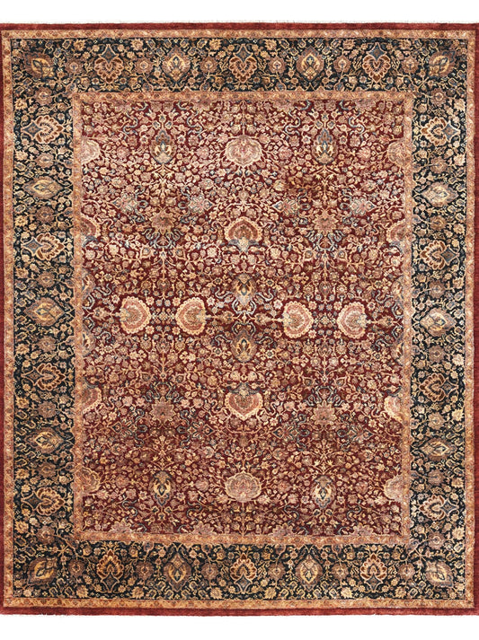 Luxury hand knotted carpet made from Wool & Botanical Silk