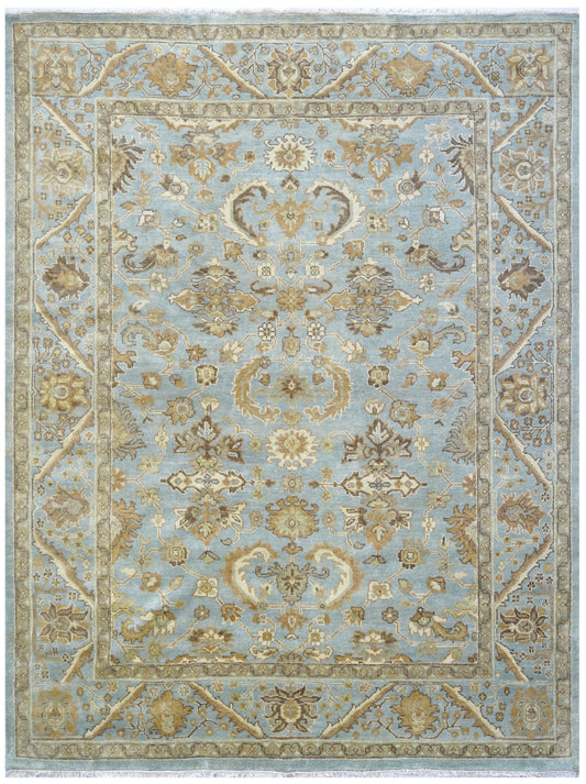 Luxury hand knotted carpet made from 100% Wool