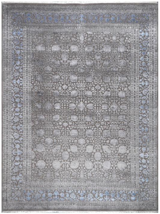 Luxury hand knotted carpet made from 100% Wool
