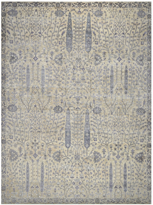 Luxury hand knotted carpet made from 100% Wool