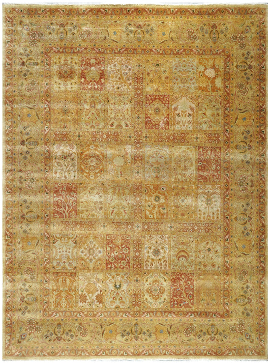 Luxury hand knotted carpet made from 100% Wool