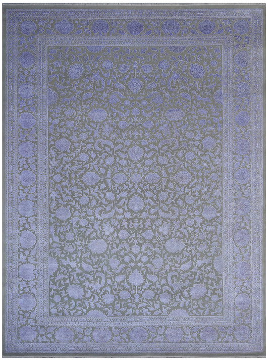 Luxury hand knotted carpet made from 100% Wool