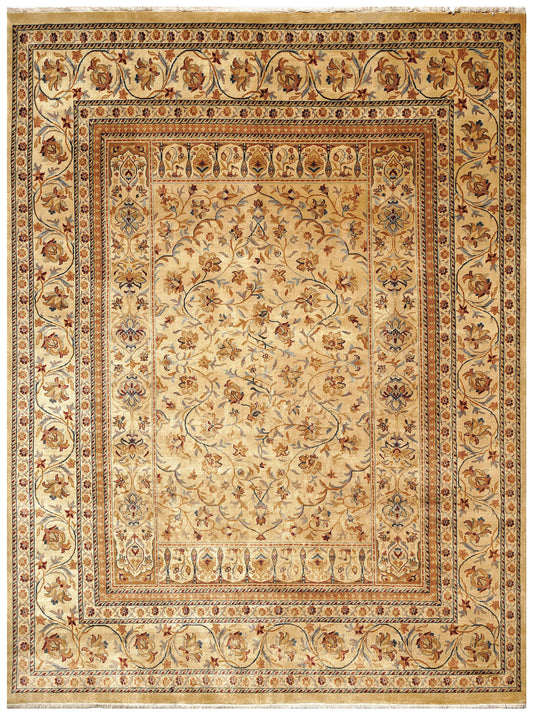 Luxury hand knotted carpet made from 100% Wool