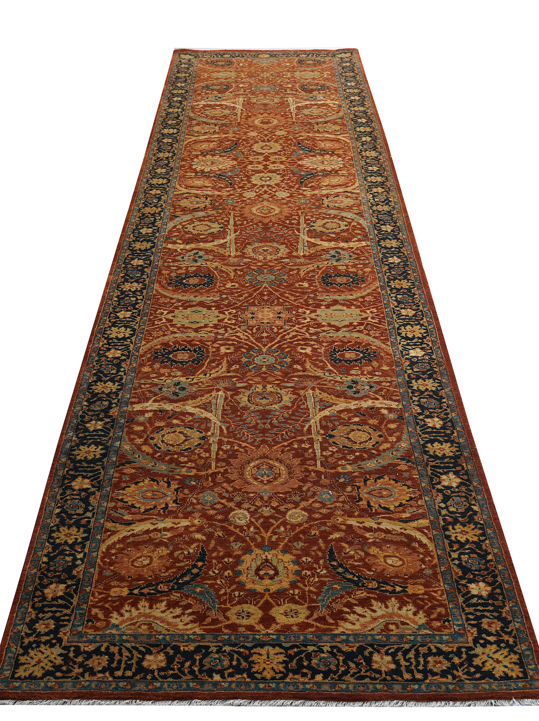 Luxury hand knotted carpet made from 100% Wool