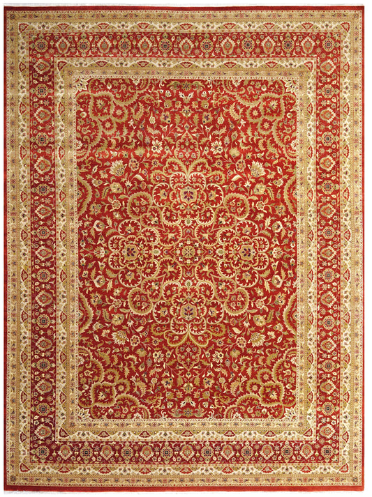 Luxury hand knotted carpet made from 100% Wool