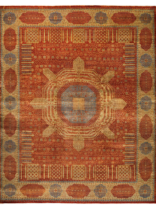 Luxury hand knotted carpet made from 100% Wool