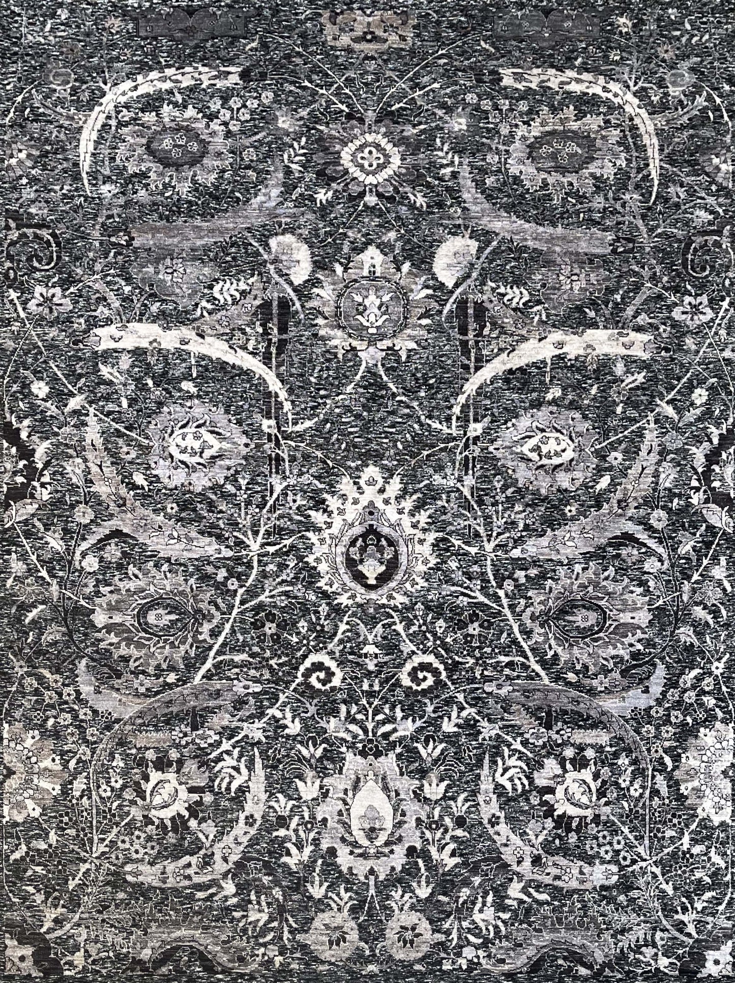 Luxury hand knotted carpet made from 100% Bamboo Silk