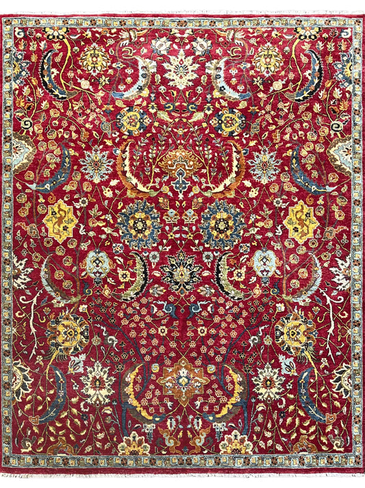 Luxury hand knotted carpet made from 100% Wool