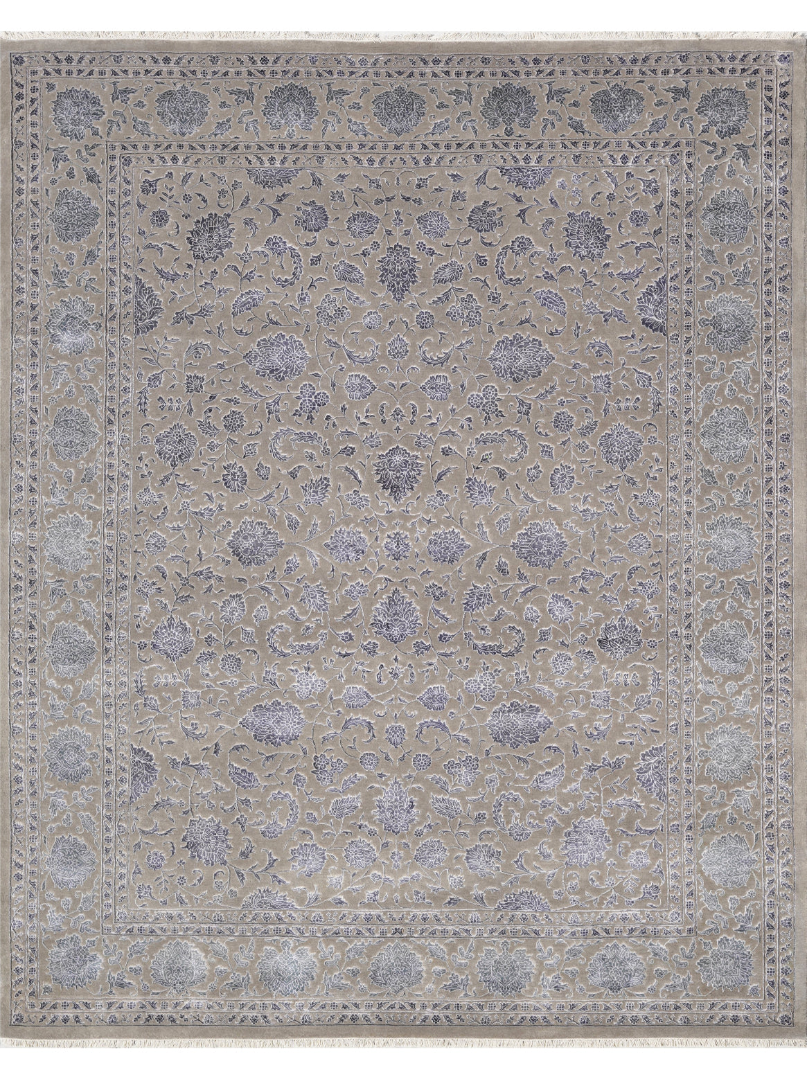 Luxury hand knotted carpet made from 100% Wool