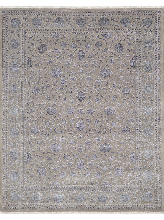 Luxury hand knotted carpet made from 100% Wool