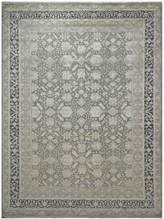 Luxury hand knotted carpet made from 100% Wool