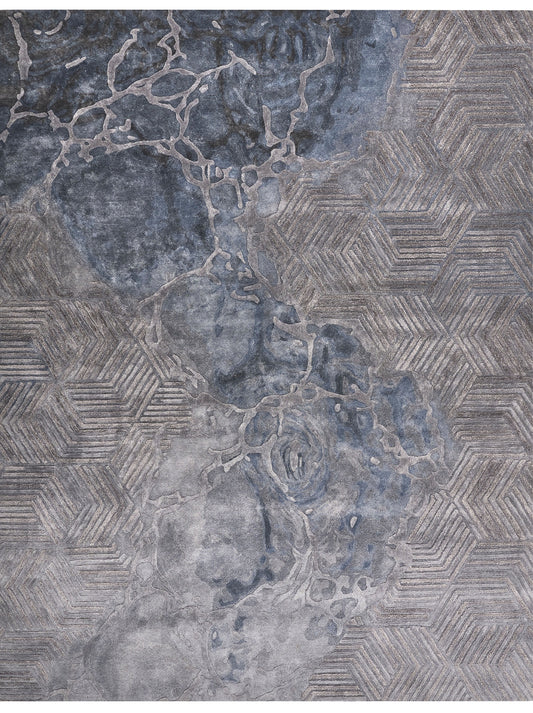 Luxury hand tufted carpet made from 100% Bamboo Silk