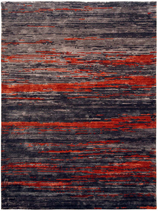 Luxury hand tufted carpet made from Botanical Silk