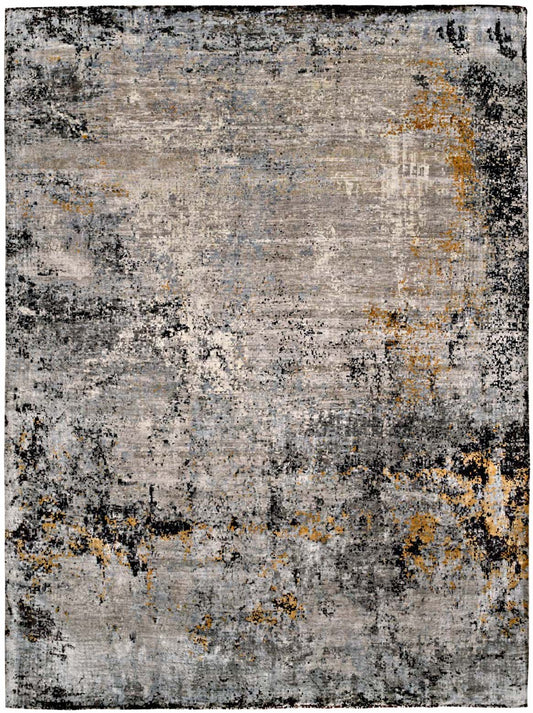 Luxury hand knotted carpet made from Wool & Bamboo Silk