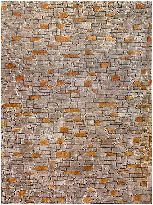 Luxury hand tufted carpet made from Botanical Silk