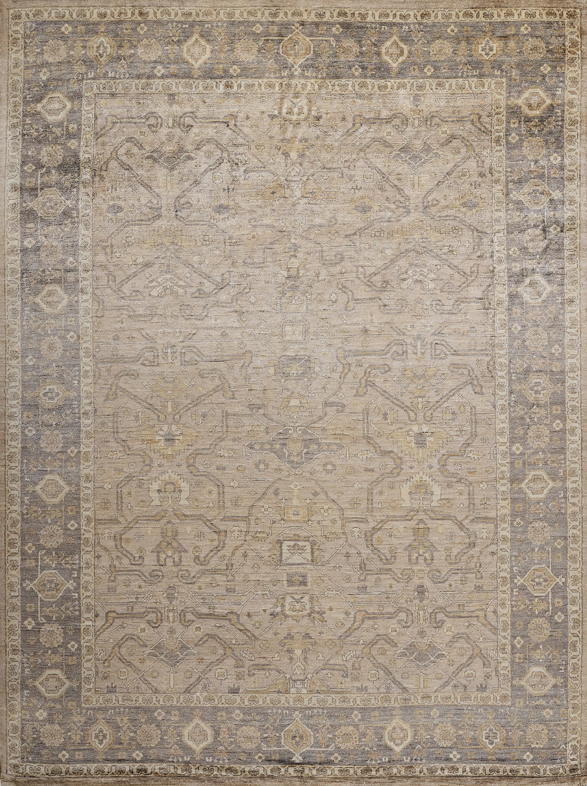 Luxury hand knotted carpet made from 100% Bamboo Silk