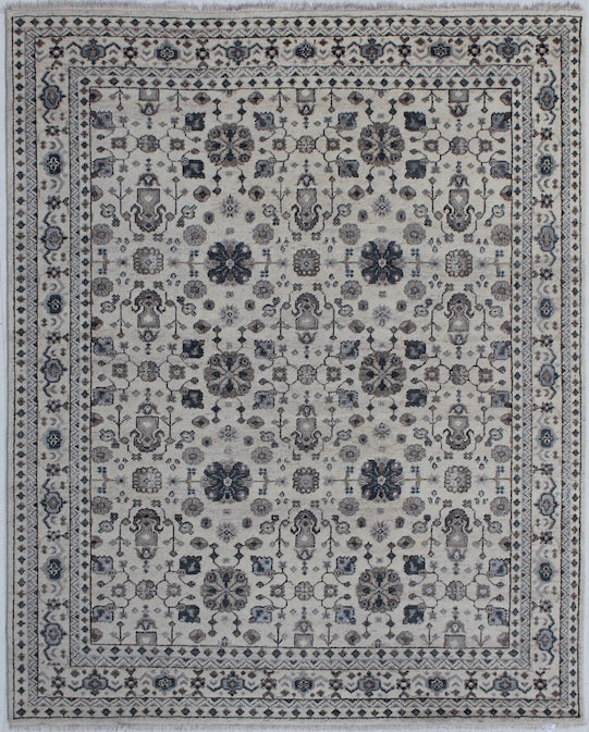 Luxury hand knotted carpet made from Wool & Bamboo Silk