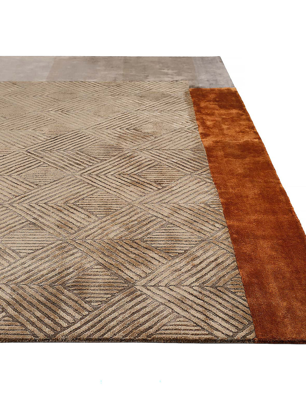 Product: Luxury Carpet | Color: Rust | Size: 5'6" x 8'
