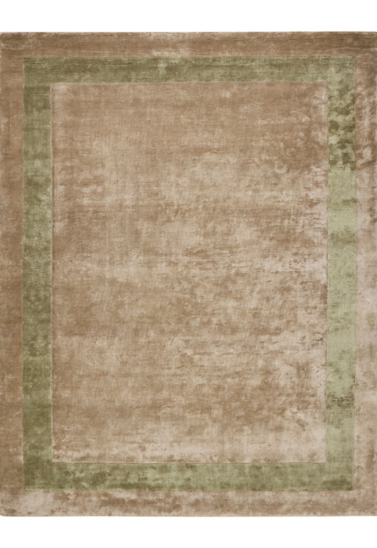 Luxury hand knotted carpet made from 100% Botanical Silk