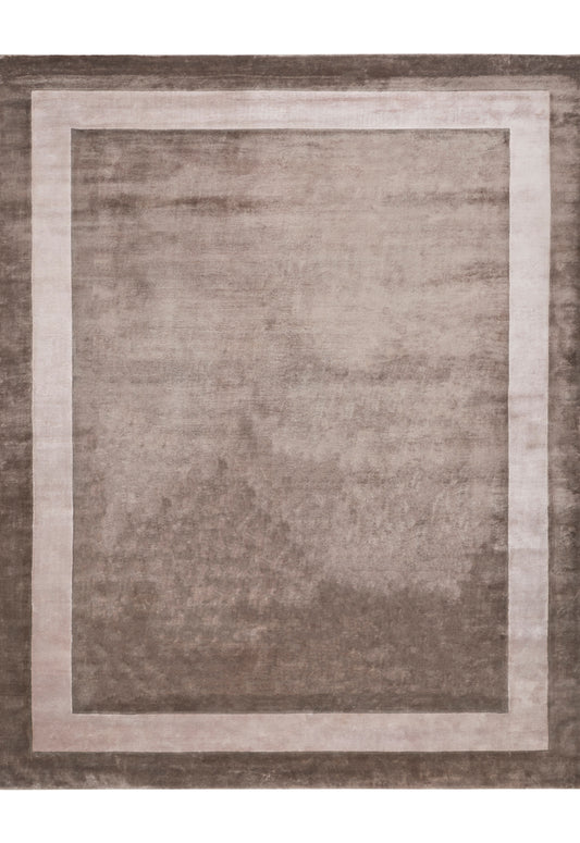 Luxury hand knotted carpet made from 100% Botanical Silk