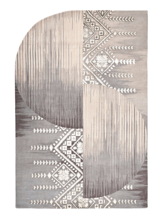 Luxury hand knotted carpet made from Wool & Botanical Silk