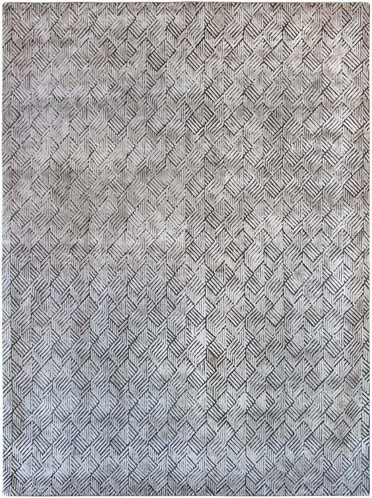 Luxury hand knotted carpet made from Wool & Botanical Silk