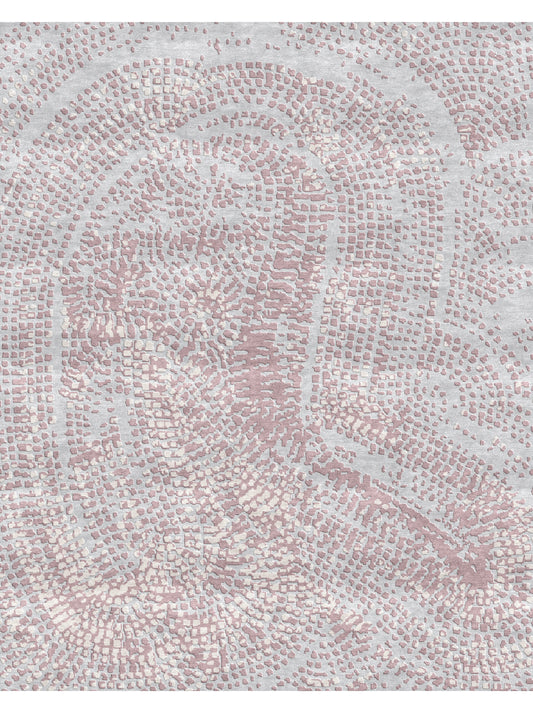 Luxury hand knotted carpet made from 100% Botanical Silk