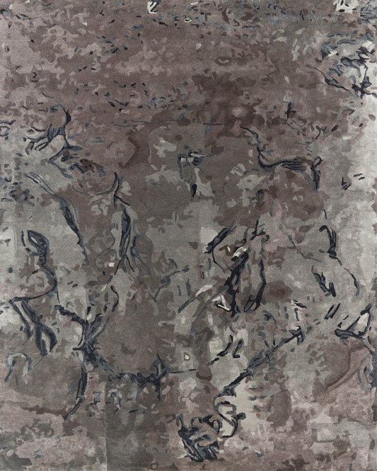 Luxury hand tufted carpet made from New Zealand Wool and Mulberry Silk