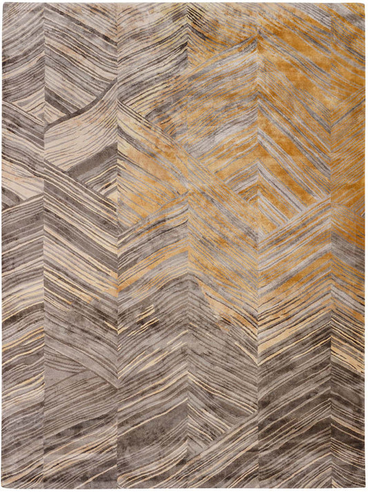 Luxury hand knotted carpet made from Botanical Silk