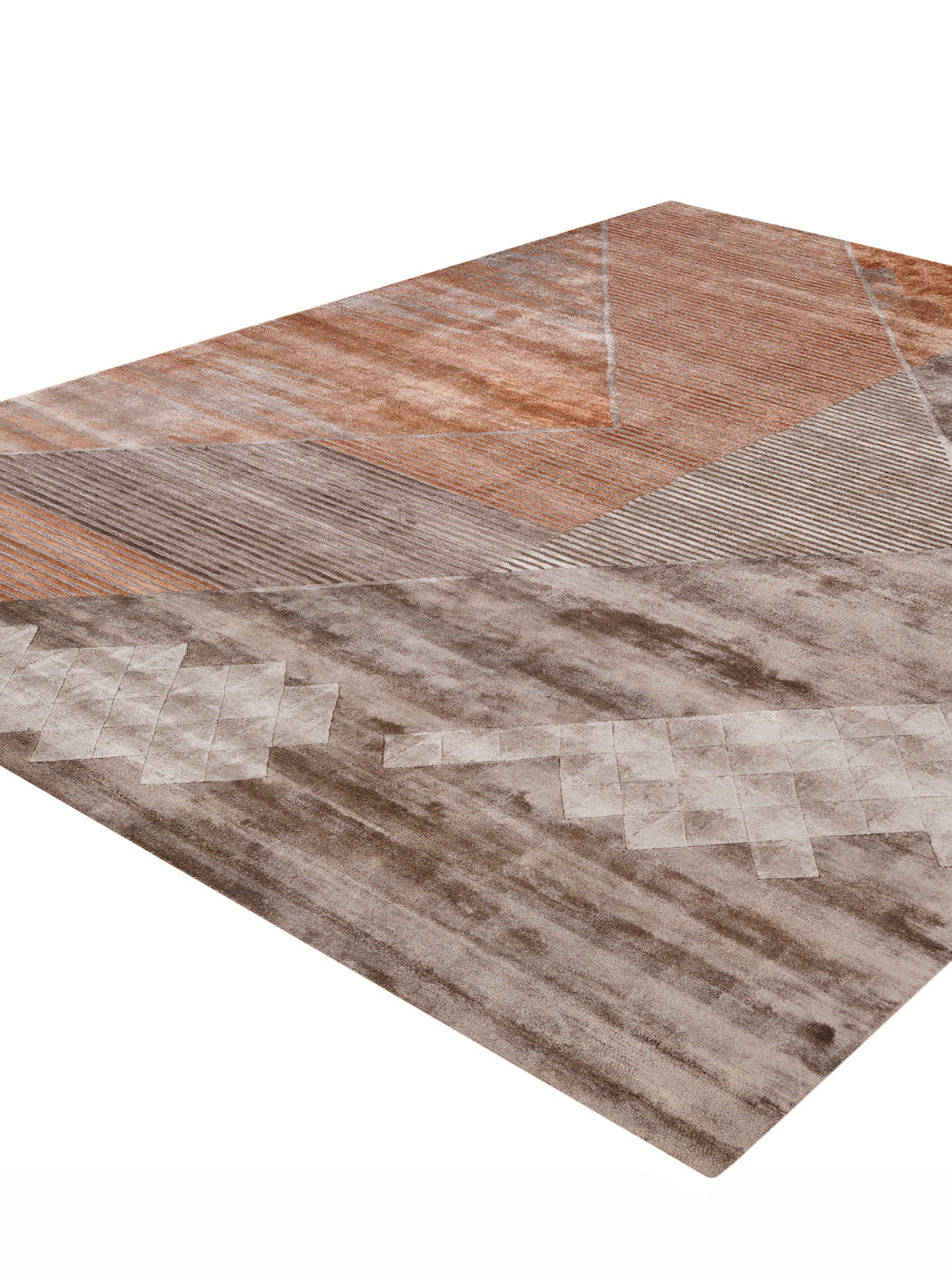 Product: Luxury Carpet | Color: Rust | Size: 3' x 5'