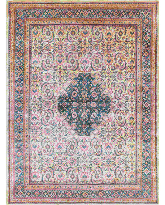 Luxury hand knotted carpet made from 100% Wool