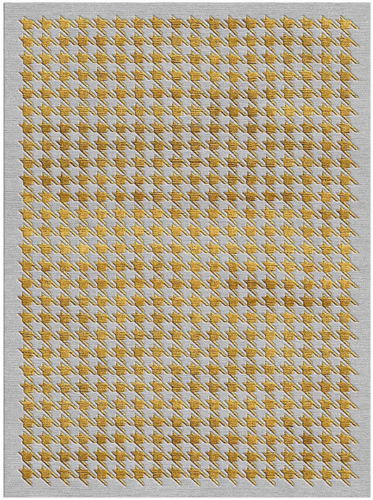 Luxury hand tufted carpet made from Wool & Botanical Silk