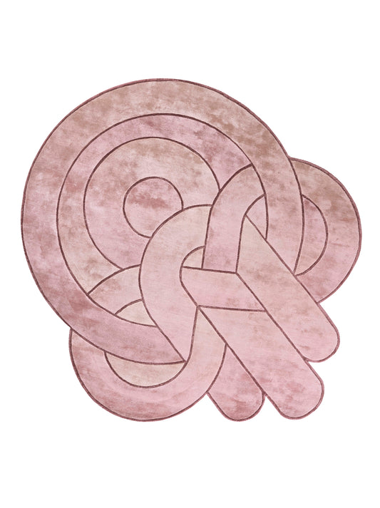 Luxury hand knotted carpet made from 100% Botanical Silk