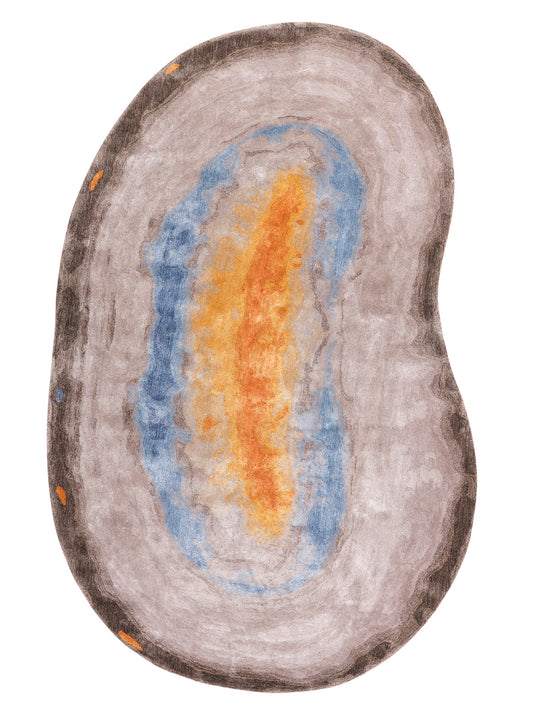 Luxury hand tufted carpet made from Botanical Silk