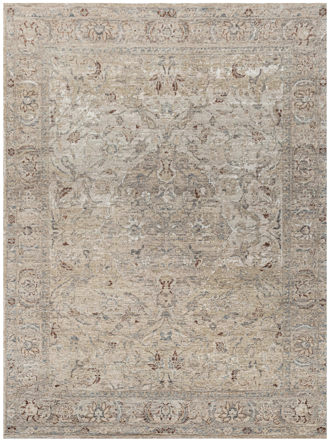 Luxury hand knotted carpet made from 100% Wool
