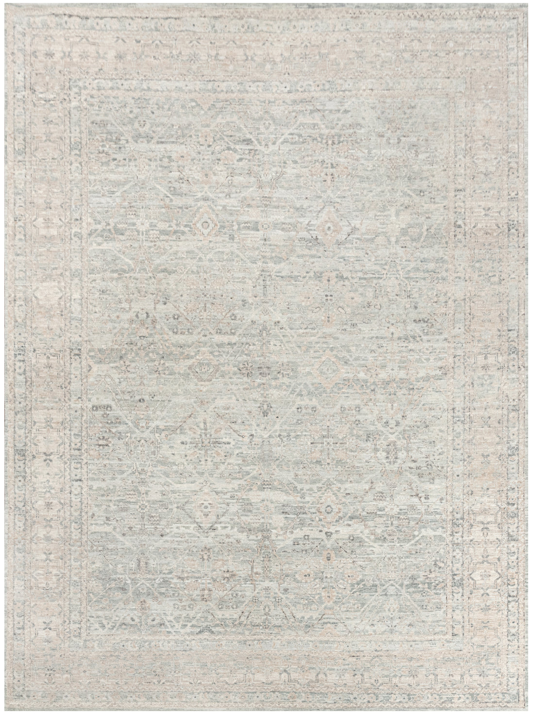 Luxury hand knotted carpet made from 100% Wool