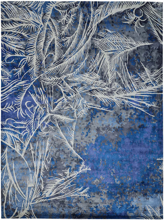 Luxury hand tufted carpet made from 100% Botanical Silk