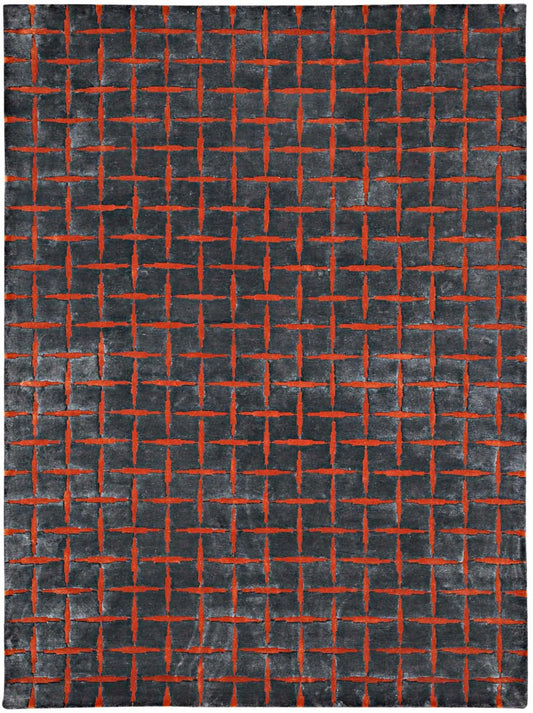 Luxury hand tufted carpet made from Botanical Silk